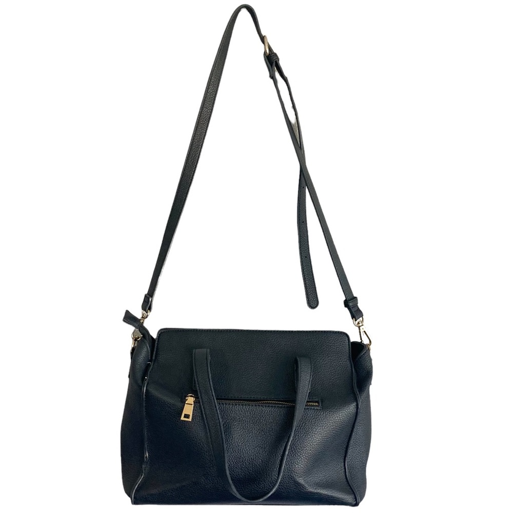Urban Expressions Vegan Leather Crossbody Black